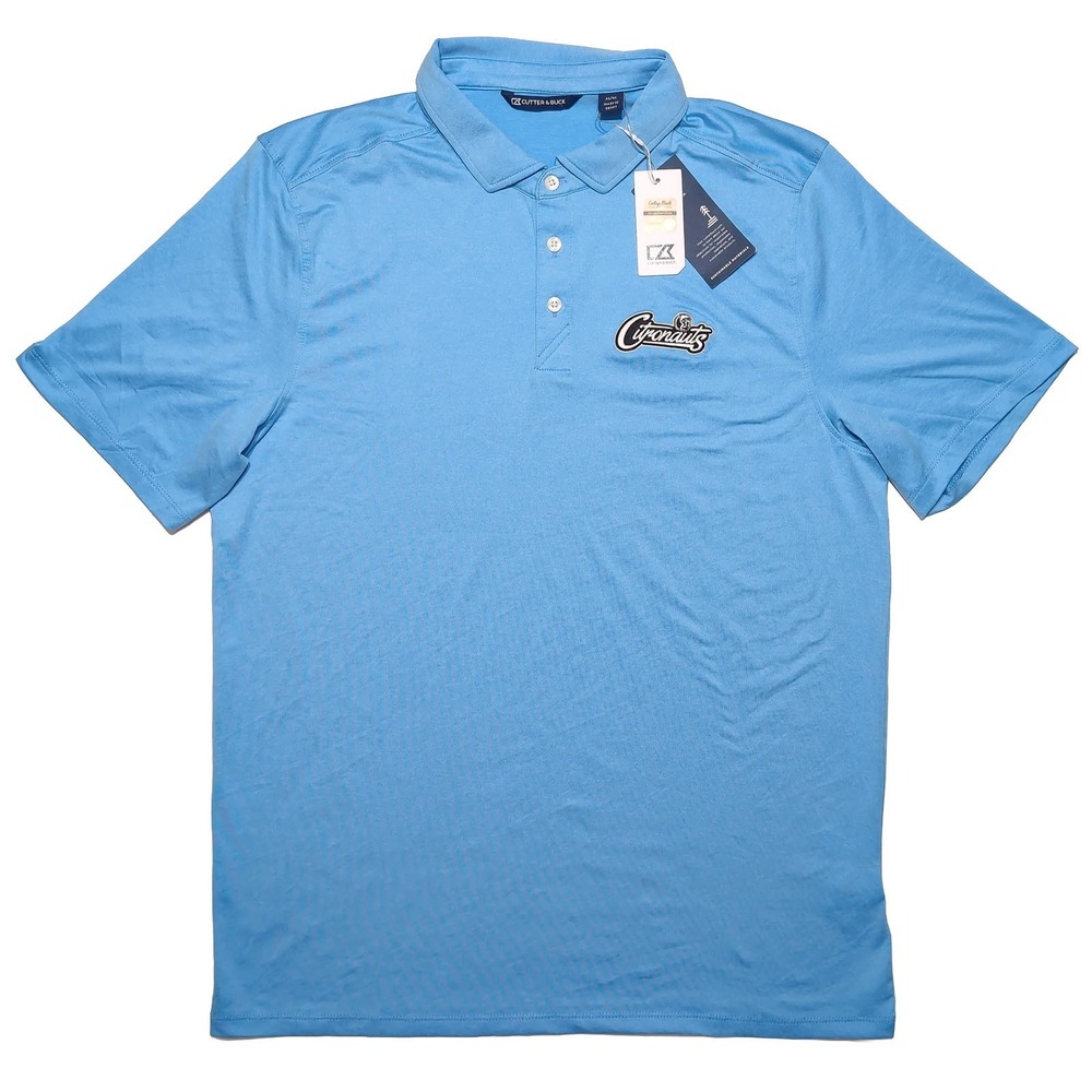 CUTTER & BUCK UCF Knights Citronauts Polo Shirt Canaveral Blue Medium M ~ New